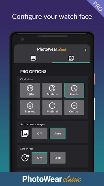 PhotoWear Classic Watch Face screenshot 6
