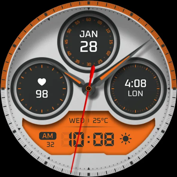 Watch face 10h08.com #117 screenshot 27