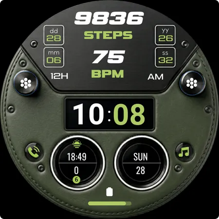 MJ200 Leather Digital Watch screenshot 24
