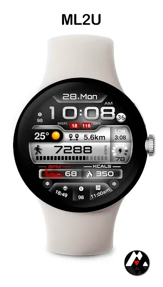 ML2U 247 Watch Face screenshot 1