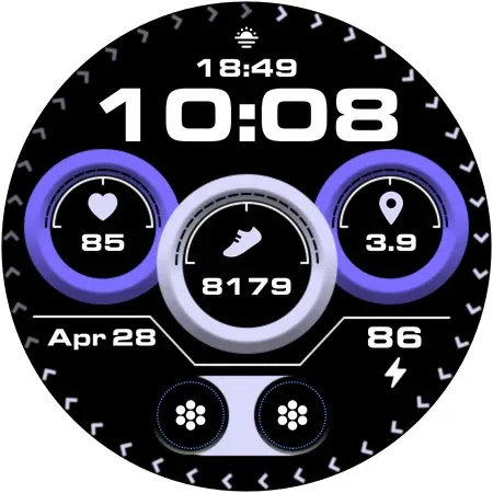 Sporty Dial - Watch face screenshot 10
