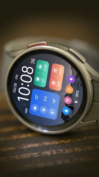 Starry Night Widget ZKin Watch screenshot 19