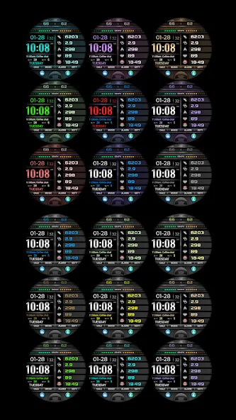 PW108 Smart Data Watch Face screenshot 5
