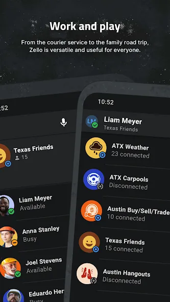 Zello PTT Walkie Talkie screenshot 5