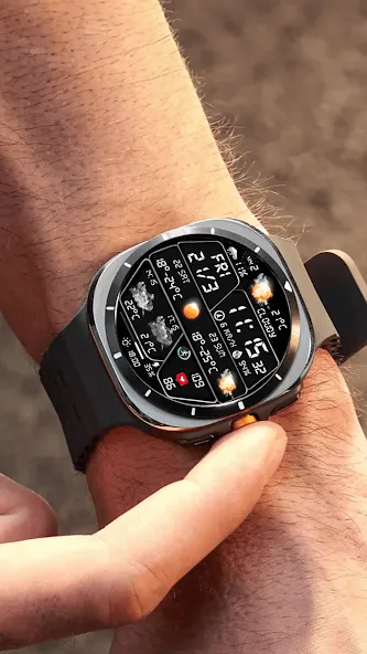 N-SPORT735 Weather Watch Face screenshot 1