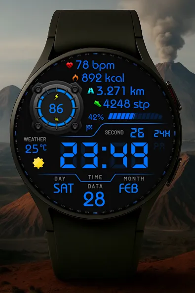 Vortexion Digital Watch Face screenshot 7