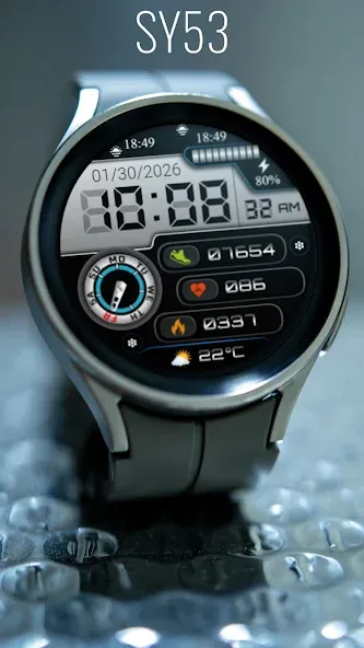 SY53 Watch Face for Wear OS screenshot 1