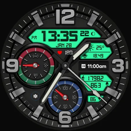 Vectora One Hybrid Watch Face screenshot 37