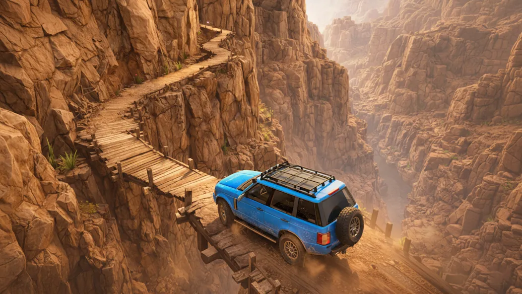 Offroad SUV Mountain Climb Sim screenshot 2
