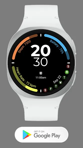 Active Sport Time Watch face screenshot 6