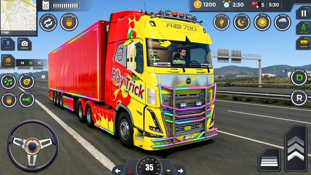 US Truck Driving Simulator 3D screenshot 5