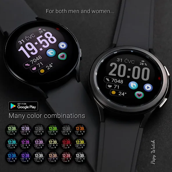 PW47 Number Sync Clock screenshot 1