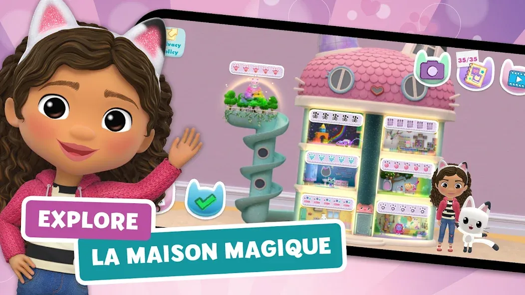 Gabbys Dollhouse: Jeux de chat screenshot 3