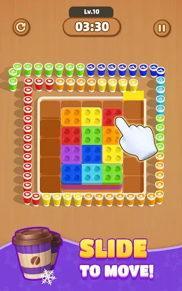 Coffee Sort - Block Jam Puzzle screenshot 11