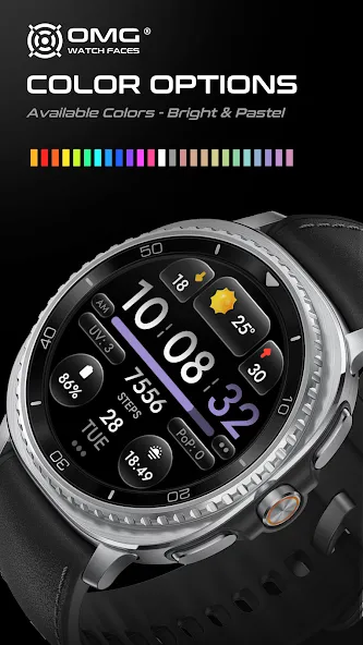 OMG 452 - Digital Watch Face screenshot 7