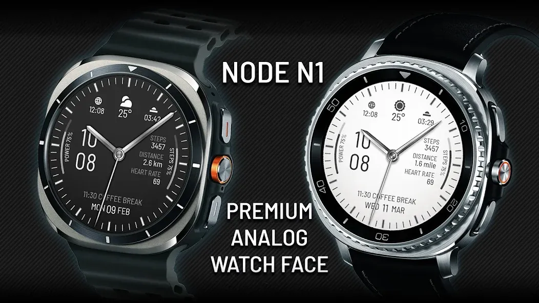 Node N1 Analog Watch Face screenshot 1
