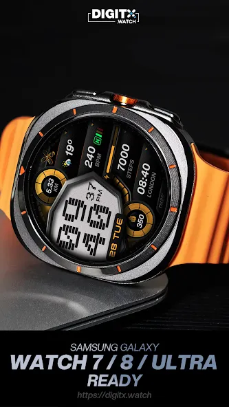 DX102 Digital Watch Face screenshot 4