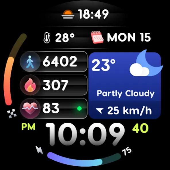 PRADO 70 Digital Watch Face screenshot 9