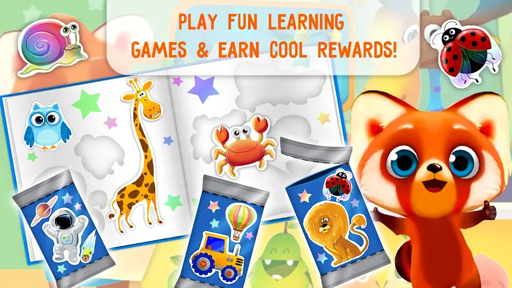 Jogo crianças com Panda Rocky screenshot 29