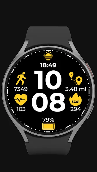 CC Clean 18 Watch Face screenshot 2