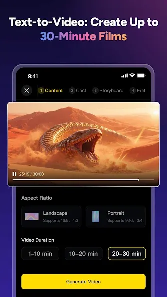 MagicLight AI:一键生成最长30分钟视频的生成器 screenshot 3