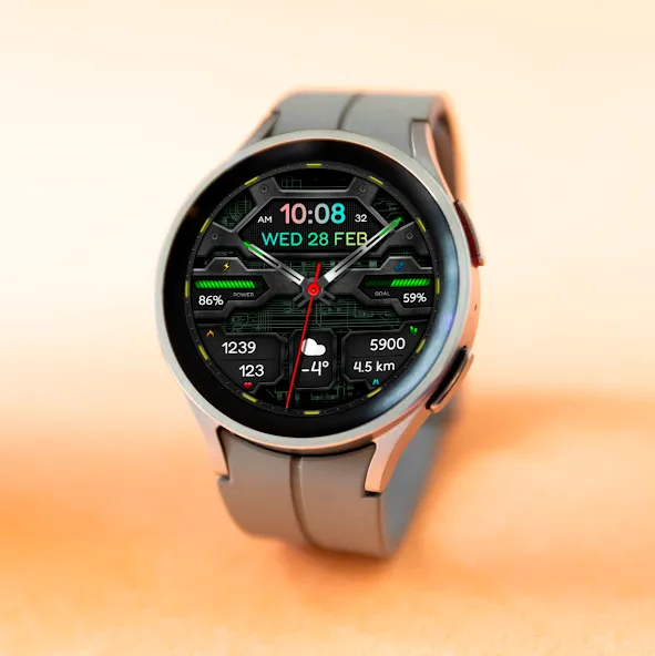 Hybrid VOLTAN URX96 Watch face screenshot 4