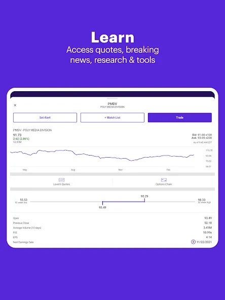 E*TRADE: Invest. Trade. Save. screenshot 13