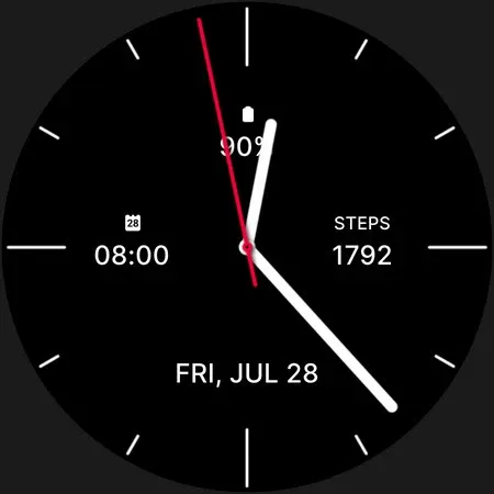 Minimalistic Analog Watch Face screenshot 5