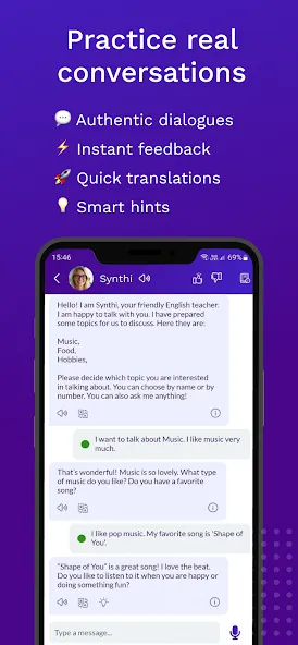 Synthi AI: English Learning screenshot 5