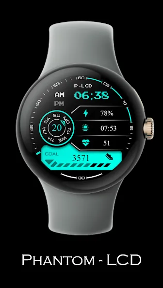 Phantom - LCD V3 | watch face screenshot 2