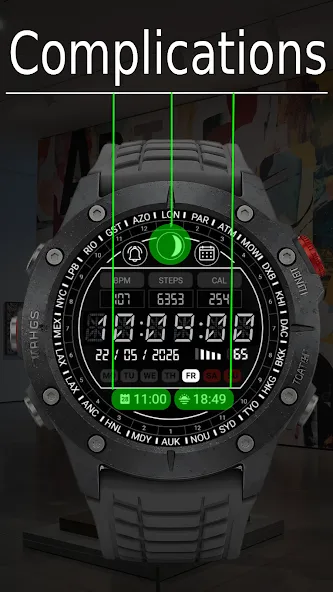 Tactical Watch Face screenshot 3