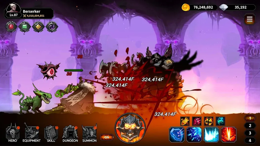 Idle Berserker: legend of rpg screenshot 8