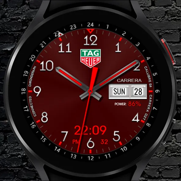 TAG CARRERA Hybrid Watch Face screenshot 2
