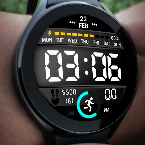 Key024 Digital Watch Face screenshot 5