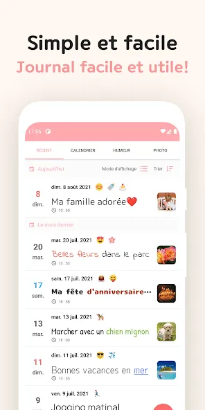 Vie Quotidienne - Journal screenshot 4