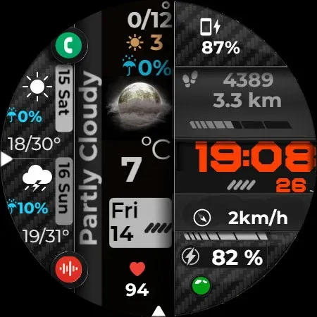 Watch Face CUE145 screenshot 12