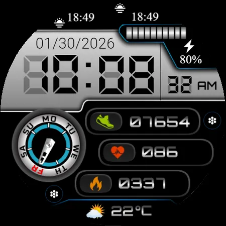 SY53 Watch Face for Wear OS screenshot 25