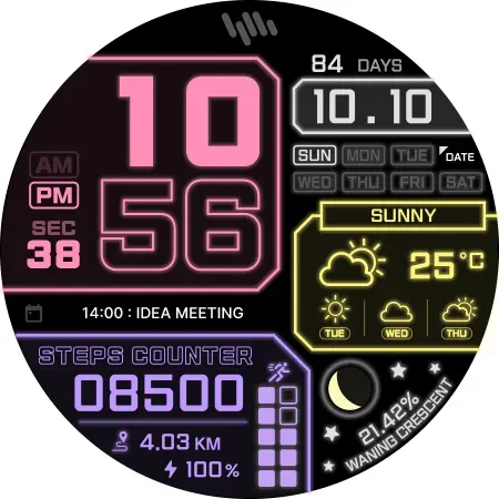 SamWatch Digital Neon 3 screenshot 33