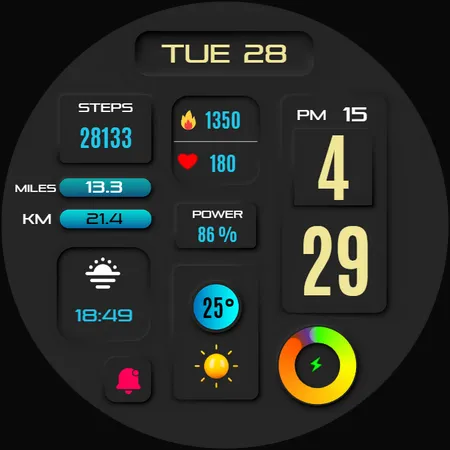 Vega Digital Watch Face screenshot 38