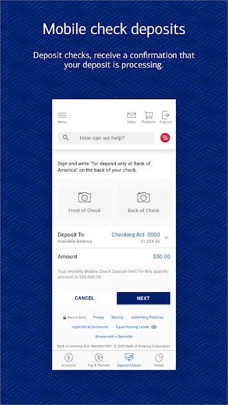Bank of America Mobile Banking screenshot 5