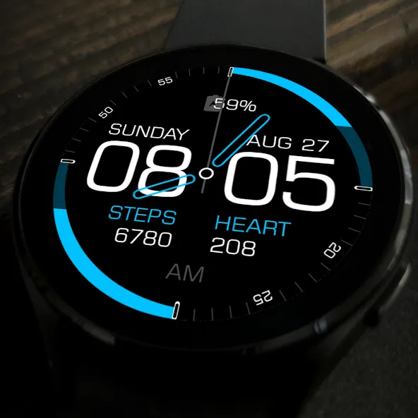 Key086 Hybrid Watch Face screenshot 5