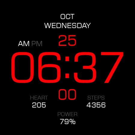 Key104 Digital Watch Face screenshot 27