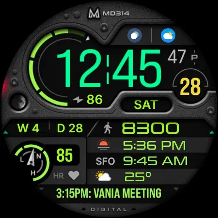 MD314 Health Watch Face screenshot 9