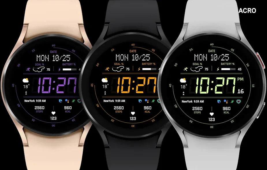 ACRO Enegy Fit Rev watchface screenshot 7