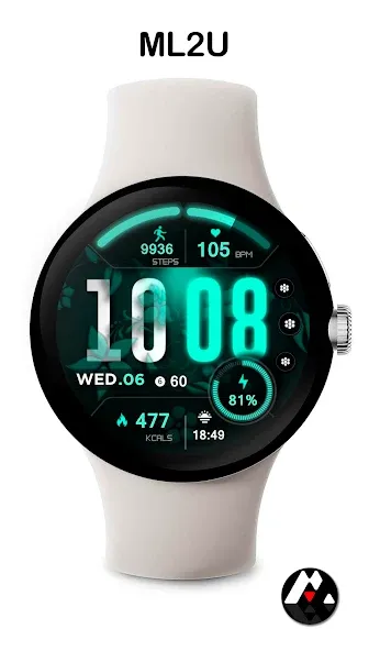 ML2U 174 Watch Face screenshot 1