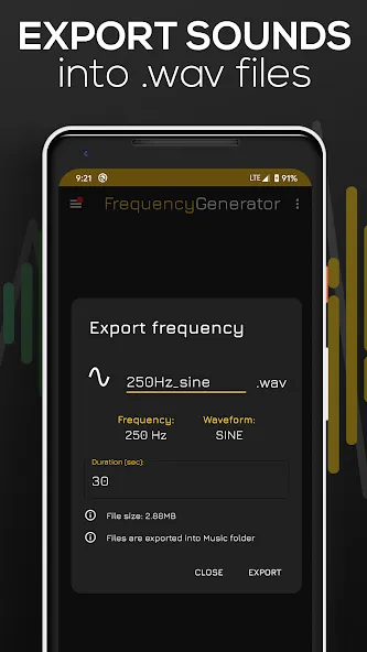 Frequency Sound Generator screenshot 4