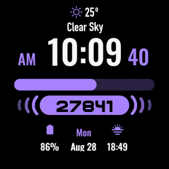 MDS255 - Digital Watch Face screenshot 8