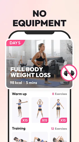 Weight Loss for Women: Workout screenshot 6