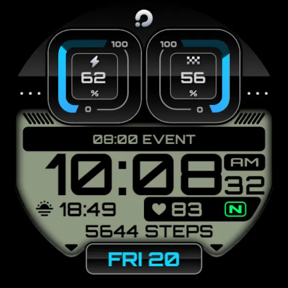 PRADO 01 Digital Watch Face screenshot 11