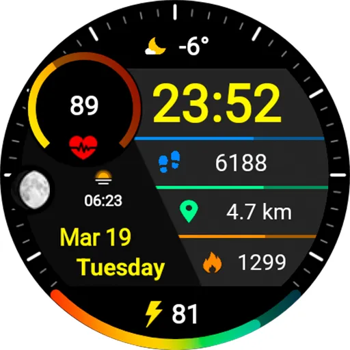 Digital Trost Watch Face screenshot 15